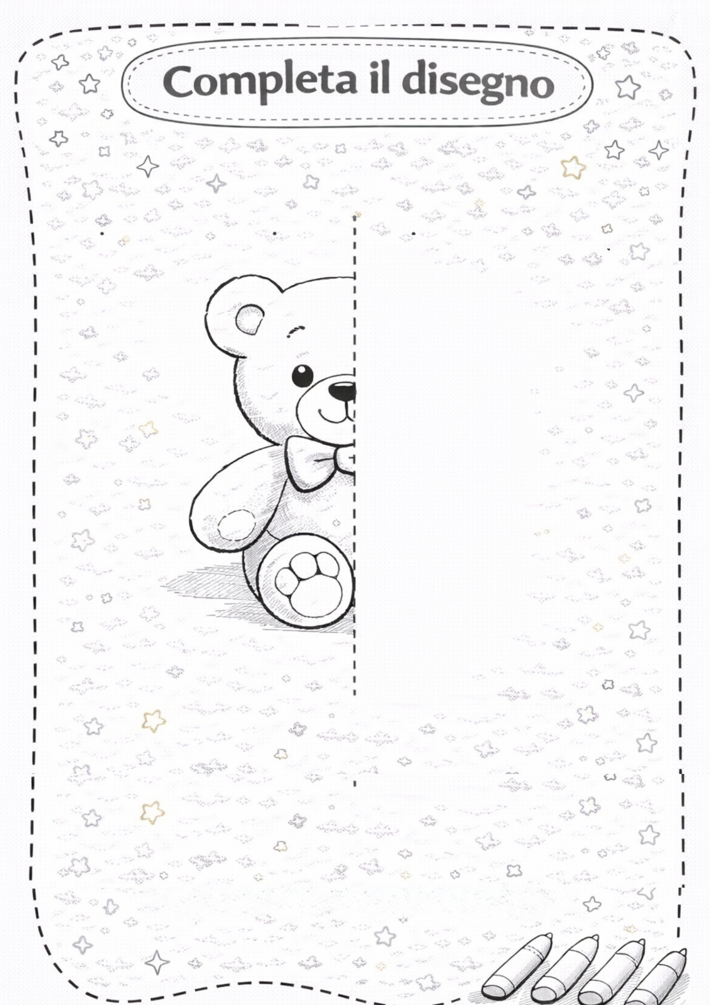 GIOCHI PER BAMBINI IN CASA - attività per bambini 3-5 anni (PDF stampabile)