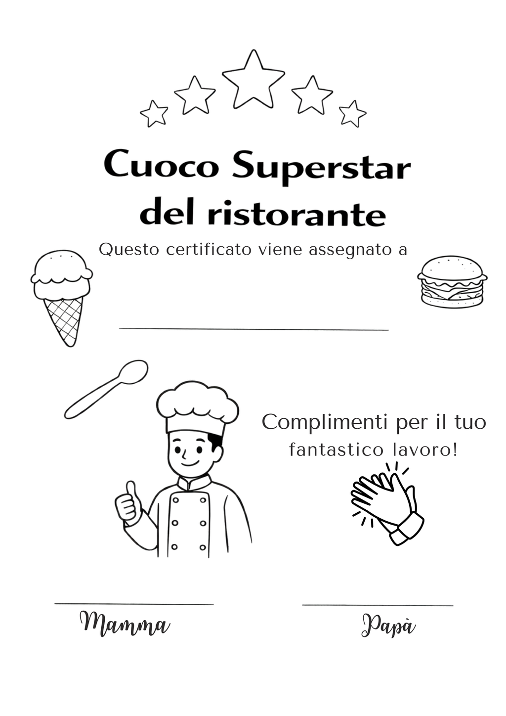 GIOCHI DA FARE AL RISTORANTE - attività per bambini 3-5 anni (PDF stampabile)
