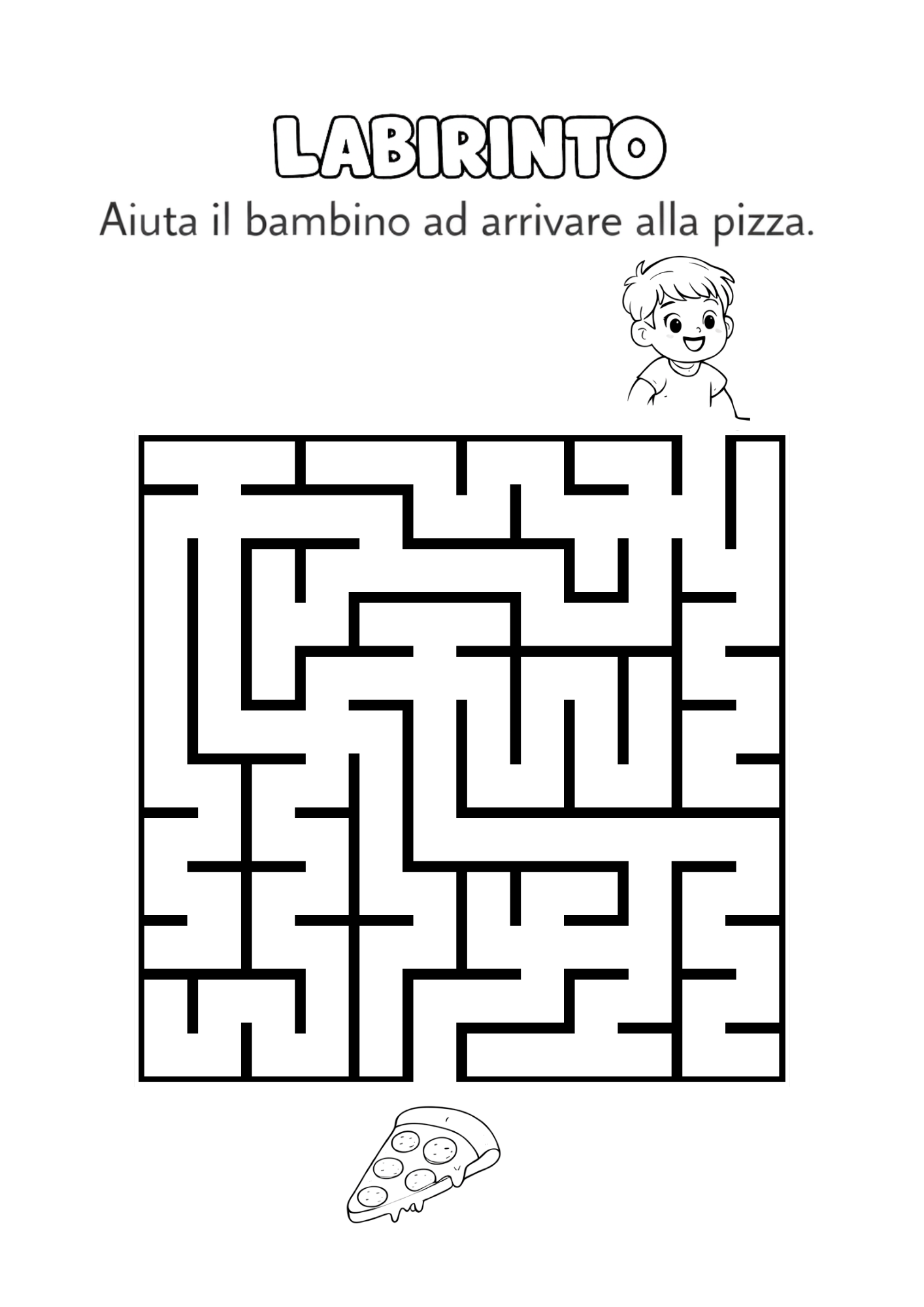 GIOCHI DA FARE AL RISTORANTE - attività per bambini 3-5 anni (PDF stampabile)