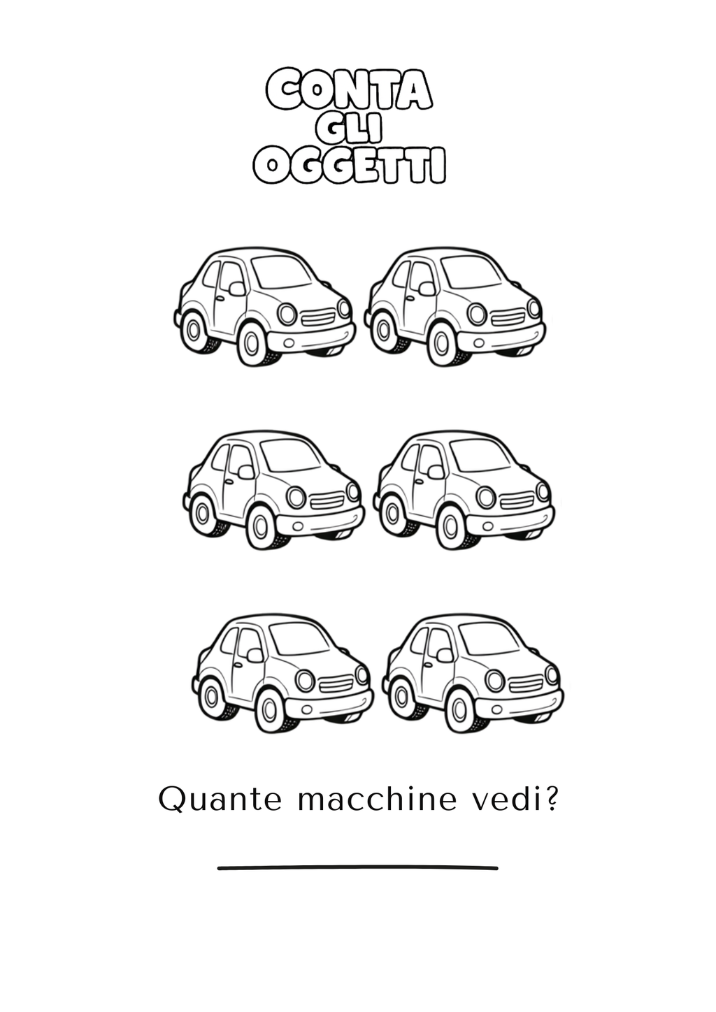 GIOCHI DA FARE IN VIAGGIO - attività per bambini 3-5 anni (PDF stampabile)