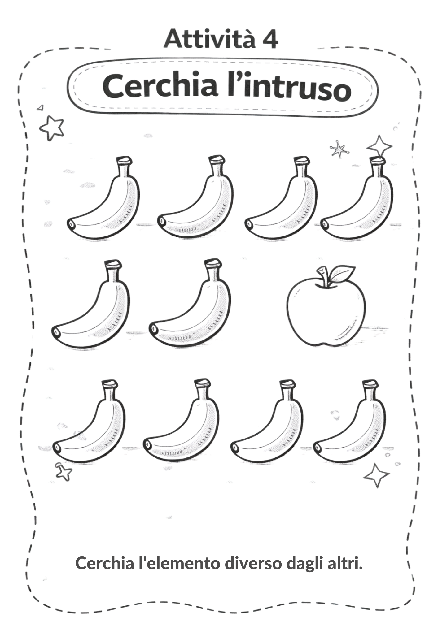 GIOCHI DA FARE AL SUPERMERCATO - attività per bambini 3-5 anni (PDF stampabile)