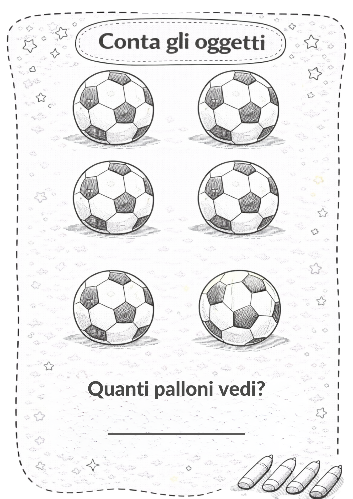 GIOCHI PER BAMBINI IN CASA - attività per bambini 3-5 anni (PDF stampabile)